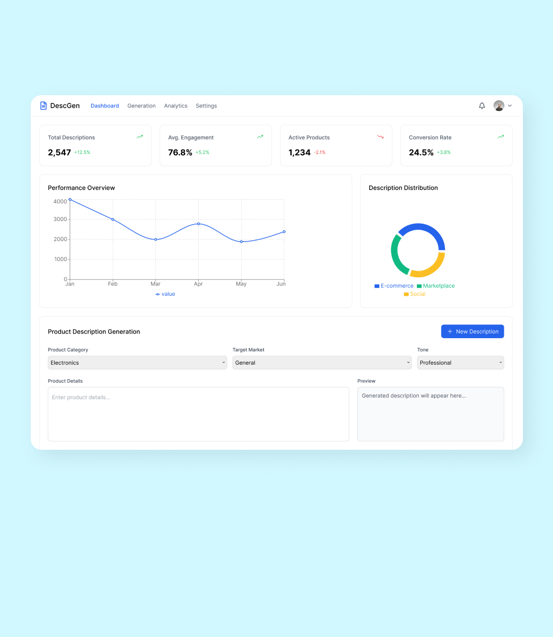 E-commerce Product Description Generator